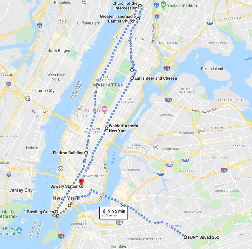 Week 38 route